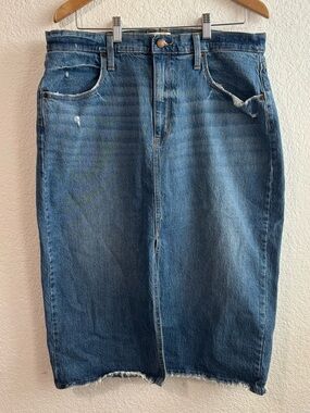 Universal Thread Light Blue Denim Skirt 14